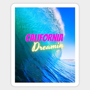 California Dreamin Ocean Waves Magnet